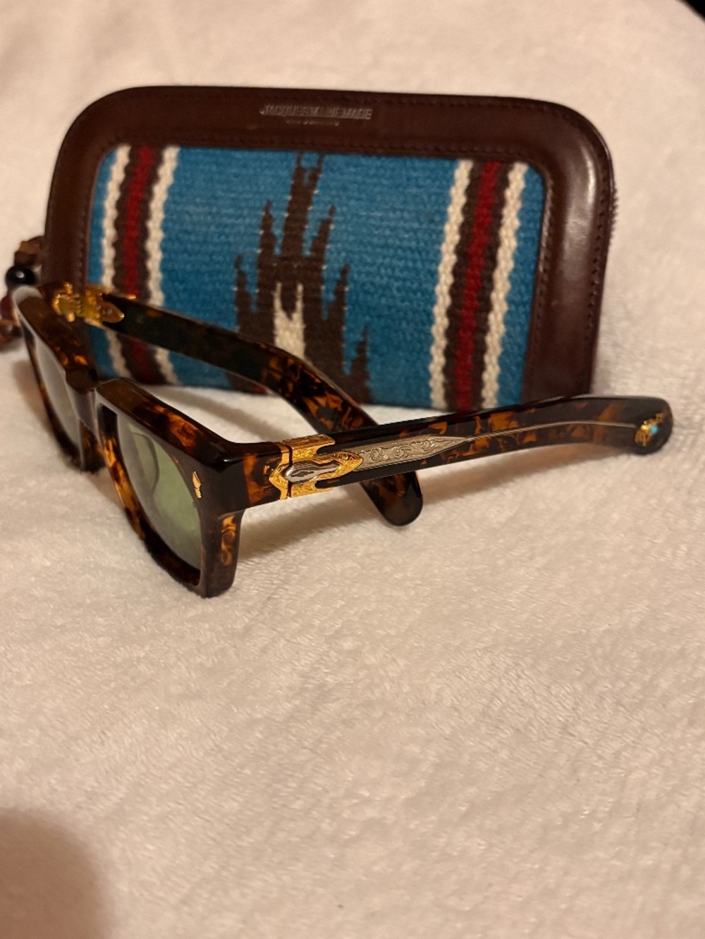Jacques Marie Mage STERETT Last Frontier IV Argyle Sunglasses
